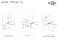 MEWATEC D300 2.0 Dusch WC Aufsatz