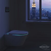 MEWATEC Dusch-WC Komplettanlage Memphis Premium wandhängend