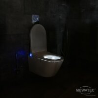 MEWATEC Dusch-WC Komplettanlage Memphis Premium wandhängend