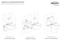 MEWATEC C500 Dusch WC Aufsatz